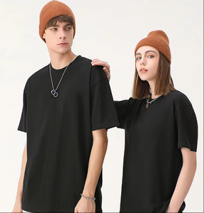 เสื้อยืดคอกลมผ้าฝ้าย100% ใส่ได้ทั้งชายและหญิงเสื้อยืด230gsm ทรงสลิมฟิตปรับแต่งได้แขนสั้นใส่ได้ทุกวันพร้อมโลโก้สำหรับผู้ชาย - Product Image 1
