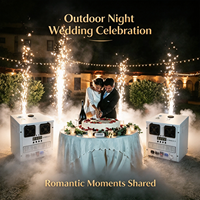 Machine à feux d'artifice à étincelles froides DMX512 avec télécommande sans fil, équipement spécial pour DJ, fêtes, mariages et événements
