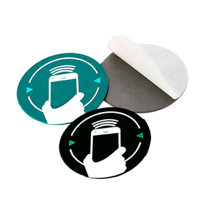 Бесплатный образец многоразовые программируемые <span class=keywords><strong>rfid</strong></span> наклейки для печати 13,56 MHz nfc чип nfc наклейка этикетка с пользовательским логотипом nfc Наклейка - Product Image 1