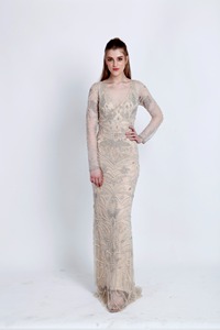 Vestido largo de alta calidad, Elegante ropa de noche con bordado, perfecto para bodas y fiestas - Product Image 2