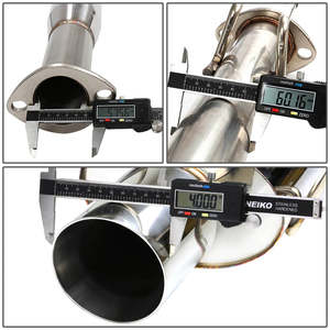 ชุดท่อไอเสียแบบ Single Path Exhaust Muffler Catback ขนาดปลายท่อ 4 นิ้ว สำหรับรถยนต์ฮอนด้า ซีวิค ซี รุ่น EP3 HB ปี 2002-2005 - Product Image 3