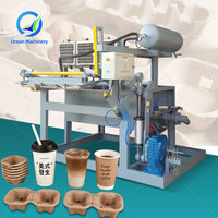 OCEAN China Mini Semi-automatische Enkelstationse Pulp Molding Machine voor het produceren van papieren eierdozen