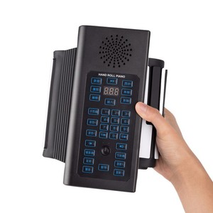 Piano à main 88 touches noir, mini clavier électronique portable pour adultes avec USB Type C et prise jack 3,5 mm - Product Image 1