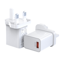 Chargeurs de téléphone portable 18W PD QC3.0 Chargeur rapide Port USB 5v 9v 12v Chargeur de téléphone portable pour appareil photo et écouteurs Utilisation en voyage