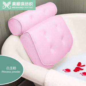 Oreiller de bain 3d 4D, <span class=keywords><strong>appui</strong></span>-<span class=keywords><strong>tête</strong></span> de <span class=keywords><strong>baignoire</strong></span> Spa, emballage personnalisé de luxe de haute qualité avec 6 ventouses - Product Image 5