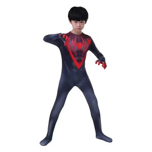 Wholesale Iron Spider-Man Unisex Adult and Children's Anime <strong>Costume</strong> Halloween Spider Man Cloak and Top Clothes - Product Image 3