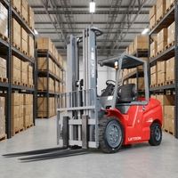 Pembuatan Katup Pompa Penanganan Kargo Stabilitas Ban Padat Forklift Listrik Lithium Liftron CPD30 3000kg