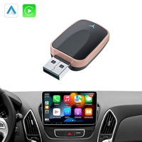 Adaptateur sans fil 2-en-1 CarPlay et Android Auto, compatible GPS, connexion USB, ajustement universel, garantie 1 an - Pour voiture