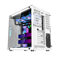 Boîtier d'ordinateur de jeu SNOWMAN, nouvelle version, tour ATX, verre trempé, boîtier d'ordinateur de bureau, boîtier de PC de jeu