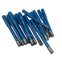 Jeu de forets diamantés creux lapidaire brasés sous vide diamant 3.5mm pour béton de granit