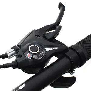 Maneta de Cambio para Bicicleta <span class=keywords><strong>3x7</strong></span> Velocidades para MTB Combo con Palanca de Freno y Cables de Cambio Internos Piezas de Bicicleta <span class=keywords><strong>Desviador</strong></span> <span class=keywords><strong>Delantero</strong></span> 3*7/3*8 Negro / 350g - Product Image 5