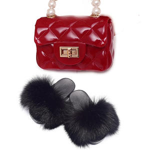 Grosir Sandal Bulu Anak Balita, Set Tas Jelly dan Selop Bulu Anak Balita - Product Image 3