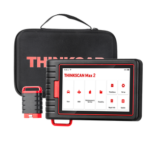 เครื่องอ่านโค้ด ThinkScan Max2 ระบบเต็มรูปแบบ ฟรี AF DPF IMMO 28 รีเซ็ตการตั้งค่า OBD2 CANFD Wi-Fi/BT สำหรับรถยนต์ GM - Product Image 1