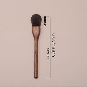 <span class=keywords><strong>Brochas</strong></span> de Maquillaje Veganas de Nogal, Herramientas de Belleza Profesionales, <span class=keywords><strong>Marca</strong></span> Privada, Soporte Personalizado, Brocha para Rubor con Pelo Sintético - Product Image 4