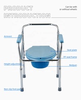 Chaise pliante à faible MOQ pour personnes âgées, rééducation, AOLIKE CE ISO UKCA pour les soins de santé