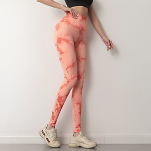 MEGA Promotion : Leggings de Yoga Tie-Dye Pêche Taille Haute, Effet Push-Up, Séchage Rapide <span class=keywords><strong>et</strong></span> Respirants pour Femme - Product Image 5