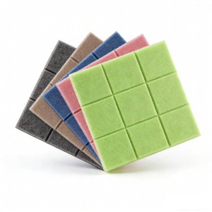 Paneles Acústicos <span class=keywords><strong>de</strong></span> Poliéster Cuadrados Grabados Personalizados, Diseño Tradicional con Diseño <span class=keywords><strong>de</strong></span> Modelo 3D para Insonorización <span class=keywords><strong>de</strong></span> Edificios <span class=keywords><strong>de</strong></span> Oficinas - Product Image 1