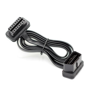 OBDII OBD2 16Pin ذكر وأنثى موصل 16 دبوس 95 ، Y الخائن OBD <span class=keywords><strong>2</strong></span> <span class=keywords><strong>M</strong></span> إلى 2F كابل تمديد الطاقة المسطحة ضئيلة لتحديد المواقع - Product Image 1