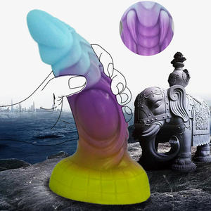 Entspannter Lebensstil Durchmesser 50mm Silikon <span class=keywords><strong>material</strong></span> Haut freundliches Gefühl Biegbar Flexibel Beste Geschenke Alien <span class=keywords><strong>Dildo</strong></span> für Gentleman - Product Image 6