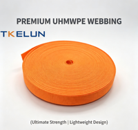 Sangle en UHMWPE de 50 mm, haute résistance, résistante aux coupures, pour la fixation et le transport de marchandises