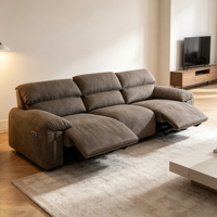 Canapé inclinable électrique VOXHOME, style nordique minimaliste, pour salon, meubles modulaires, tissu résistant aux griffures de chat
