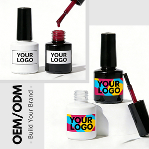 FZANEST manteau de neige propre logo produits ongles salon station unas fournir fournisseur d'or vernis à ongles gel en vrac top lit ongles - Product Image 2