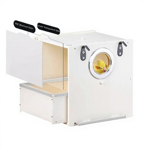 Acrylic PVC Transparent Bird Breeding <strong>Box</strong> Insulated Nesting <strong>Box</strong> with Slide-Out Drawer Observation Incubation Cage for Birds - Product Image 6