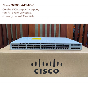 Commutateur Catalyst C9300L-24T-4G-E d'origine, neuf, 24 ports RJ45 Gigabit, 4 ports SFP, en stock, scellé, livraison rapide mondiale C9300L-24T-4G-E - Product Image 3