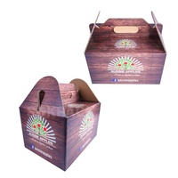Caja de Embalaje de Cartón Biodegradable Ecológica Personalizada con Asa para Cerveza, Licores, Whisky y Bebidas Energéticas