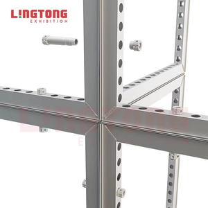 Espositore Modulare in Alluminio a Montaggio Rapido per Fiere, Display in Tessuto Bifacciale, Attrezzatura per Fiere LINGTONG LT-FS62-496 - Product Image 1