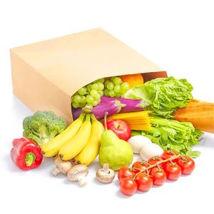 Bolsa de Papel Kraft Personalizada de Grado Alimenticio, Resistente al Aceite y Engrosada, para Farmacia, Hamburguesas, Tostadas, Empaque de Alimentos Personalizado - Product Image 1