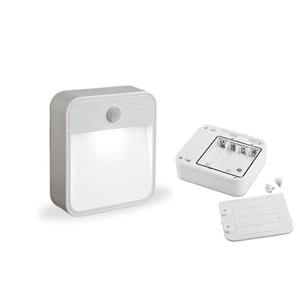 Lampu Dinding Bertenaga Baterai Sensor Gerak Lampu Malam Led untuk Lemari Kabinet Koridor - Product Image 1