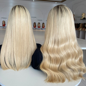 Stock Vierge Cheveux Humains Invisible Délié Lace Top Médical Perruque Full Cap Perruques pour Alopécie Perte de Cheveux Patients En Gros - Product Image 5
