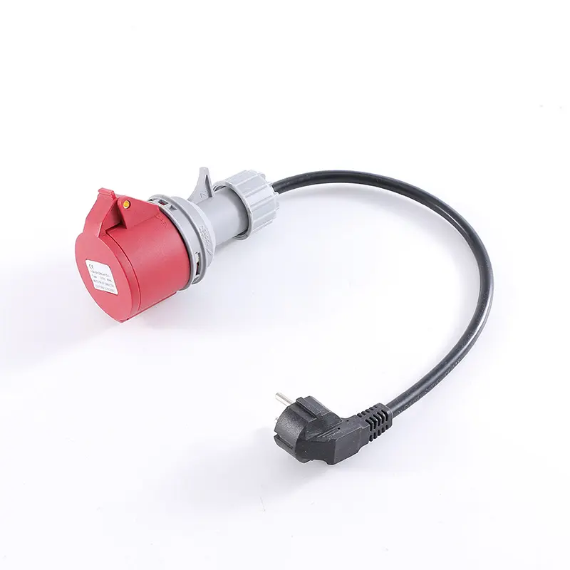 CEE European Industrial electric plug socket schuko extension cord 220V 3PIN industry plug CEE PLUG16A32A250V80Vextension