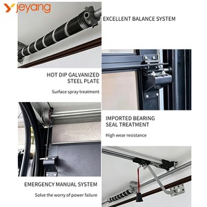 <span class=keywords><strong>Porte</strong></span> <span class=keywords><strong>de</strong></span> <span class=keywords><strong>garage</strong></span> moderne en métal isolé <span class=keywords><strong>de</strong></span> style américain et européen, personnalisable, 16 pieds, avec vitrage, dimensions standard 9x8, 10x8, 16x8 pour la maison - Product Image 4