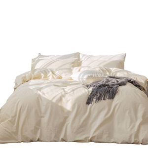 Hotel Home Washed Microfiber Comforter Cover Bed <strong>Sheet</strong> 4 PCS Bedding Sets - Product Image 1