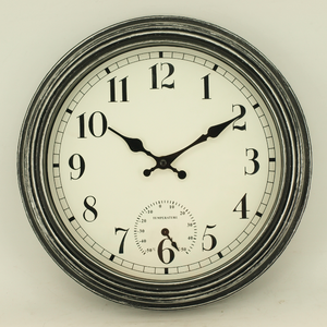 Vintage White French Style Round Retro Antique Shabby Chi Wall <b>Clock</b> - Product Image 5