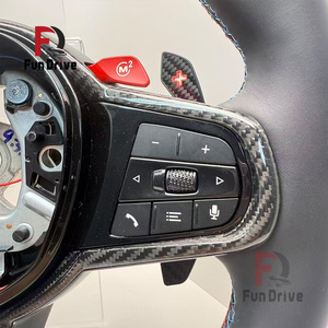 Volante in Pelle Riscaldato Personalizzato per BMW <span class=keywords><strong>Serie</strong></span> F e G, Compatibile con G42 G20 G28 G22 G30 G31 G38 G32 G11 G12 G15 G14 G16 G01 G02 - Product Image 4