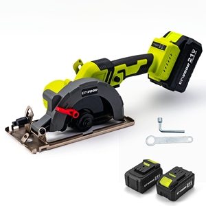 <span class=keywords><strong>Scie</strong></span> <span class=keywords><strong>circulaire</strong></span> miniature industrielle personnalisée à batterie, lame segmentée diamantée pour la coupe de briques et de bois, conception portable à main - Product Image 1