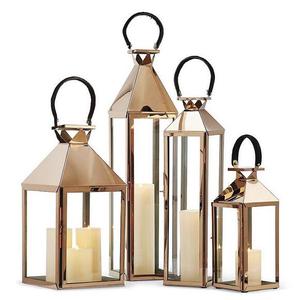 Casa decoración decorativos faroles Estilo <span class=keywords><strong>Vintage</strong></span> vela linterna Metal linterna para boda y la Navidad - Product Image 1
