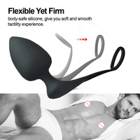 Plug Anal Masculino, Masajeador de Próstata, Anillo para Pene, Plugs Anales, Dildo, Estimulador de Punto G, Juguetes Sexuales para Adultos, Juguetes Anales para Mujer, Hombre, Gay, Sex Shop