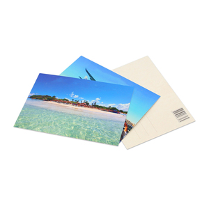 Vente en gros de cartes postales personnalisées double face avec slogan, cartes postales holographiques pour cadeau - Product Image 1