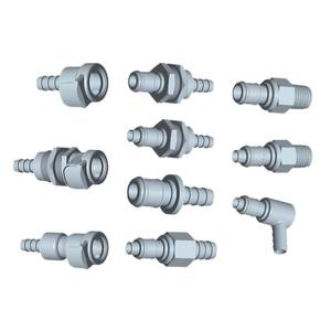 APF Series Female <b>Quick</b> Connect Coupling 1/4 5/16 3/8 Barb POM Plastic Flow Control <b>Connector</b> - Product Image 2