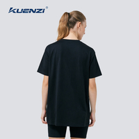 Camiseta Kuenzi Regular Personalizada con Cuello Redondo, Manga Corta, 70% Algodón y 30% Poliéster, Tela Solona de 230 g/m², para Mujer