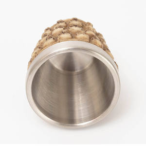 Vintage <span class=keywords><strong>Resin</strong></span> 3d baja nirkarat bentuk tengkorak kopi kuat cangkir anggur putih penyihir Viking dekoratif Halloween cangkir potret tengkorak kaca - Product Image 5