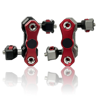 YuanYu Bras articulé à tête sphérique en alliage d'aluminium à dégagement rapide, rotation à 360°, pince pour appareil photo portable pour utilisation sur le terrain