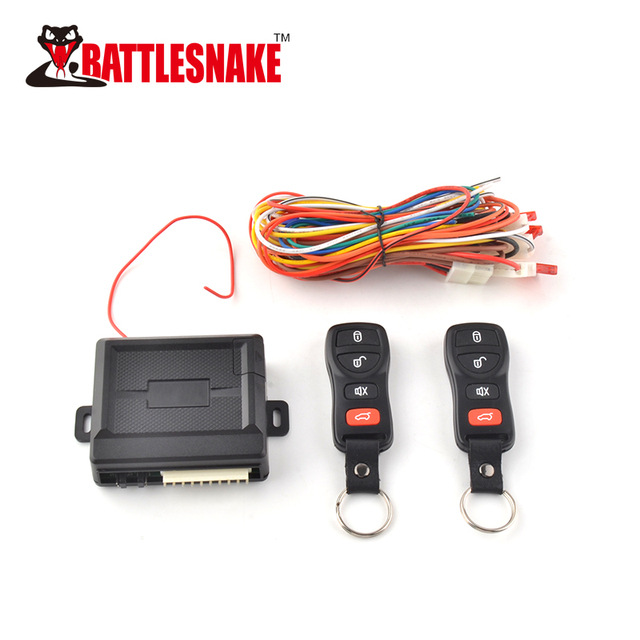 Remote Control Car Door Lock Unlock Car Keyless Entry Systems with Code Grabber Warn System