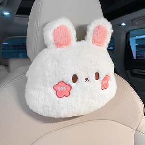 Felpa conejo coche cintura cuello almohada asiento cojín sofá Oficina descanso <span class=keywords><strong>silla</strong></span> Pad chica mujeres amantes coche Interior lindo - Product Image 6