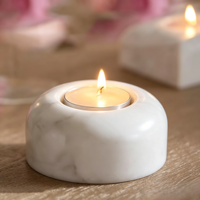 Bocaux à bougies en verre marbré, vente en gros, supports de bougies en verre coloré pour la maison, décoration de table, aromathérapie
