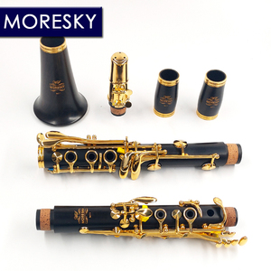 คลาริเน็ต MORESKY รุ่นปรับแต่งพิเศษ Bb 17 คีย์ ชุบนิกเกิล ทองแดง ไม้เกรนาดิลลา/ไม้มะเกลือ โซปราโน M1 - Product Image 3